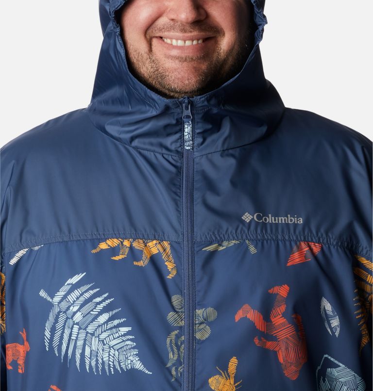 Coupe-vent Flash Challenger Novelty Homme - Tailles fortes, Color: Dark Mountain Wanderlandia Print, image 4