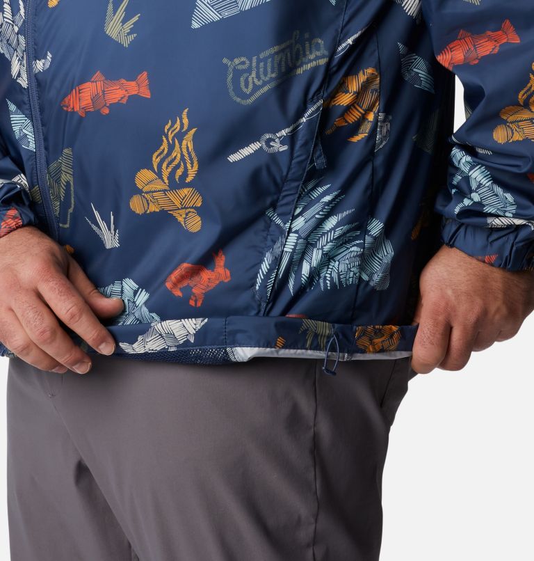 Coupe-vent Flash Challenger Novelty Homme - Tailles fortes, Color: Dark Mountain Wanderlandia Print, image 6