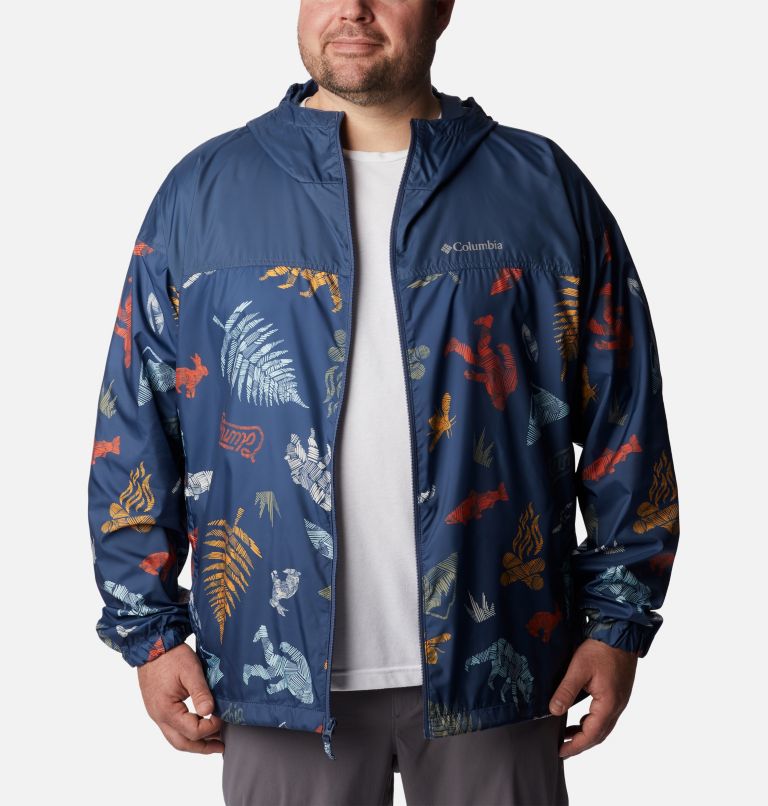 Coupe-vent Flash Challenger Novelty Homme - Tailles fortes, Color: Dark Mountain Wanderlandia Print, image 7