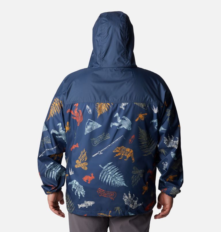 Coupe-vent Flash Challenger Novelty Homme - Tailles fortes, Color: Dark Mountain Wanderlandia Print, image 2