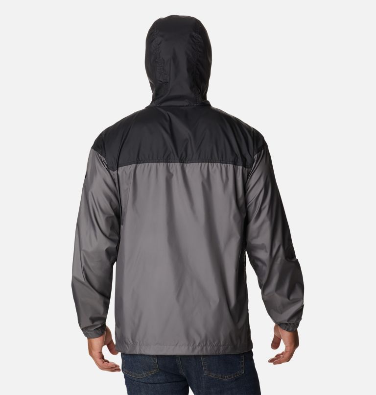 Men’s Flash Challenger Windbreaker - Novelty, Color: City Grey, Black, image 2
