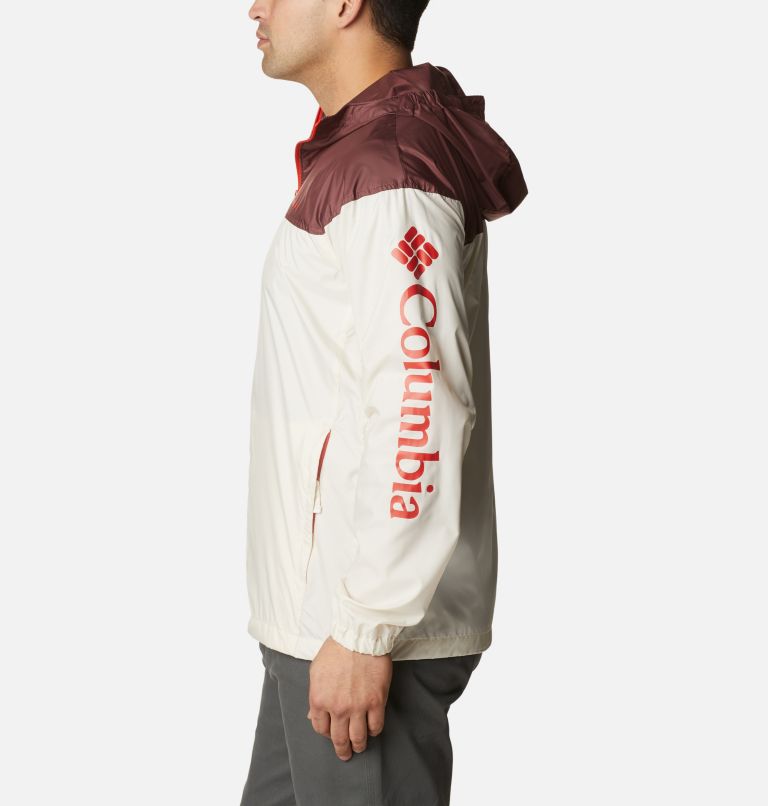 Men’s Flash Challenger Windbreaker - Novelty, Color: Chalk, Light Raisin, image 3