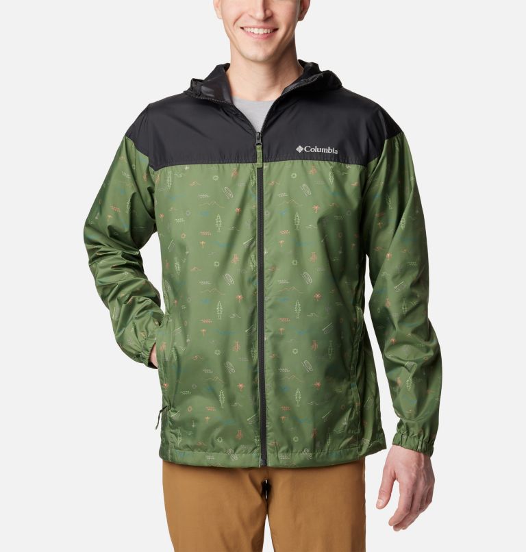 Men's waterproof shop windbreaker with hood