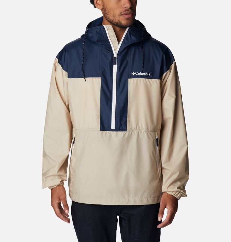 Thumbnail: Anorak Flash Challenger Homme, Color: Ancient Fossil, Collegiate Navy, image 1
