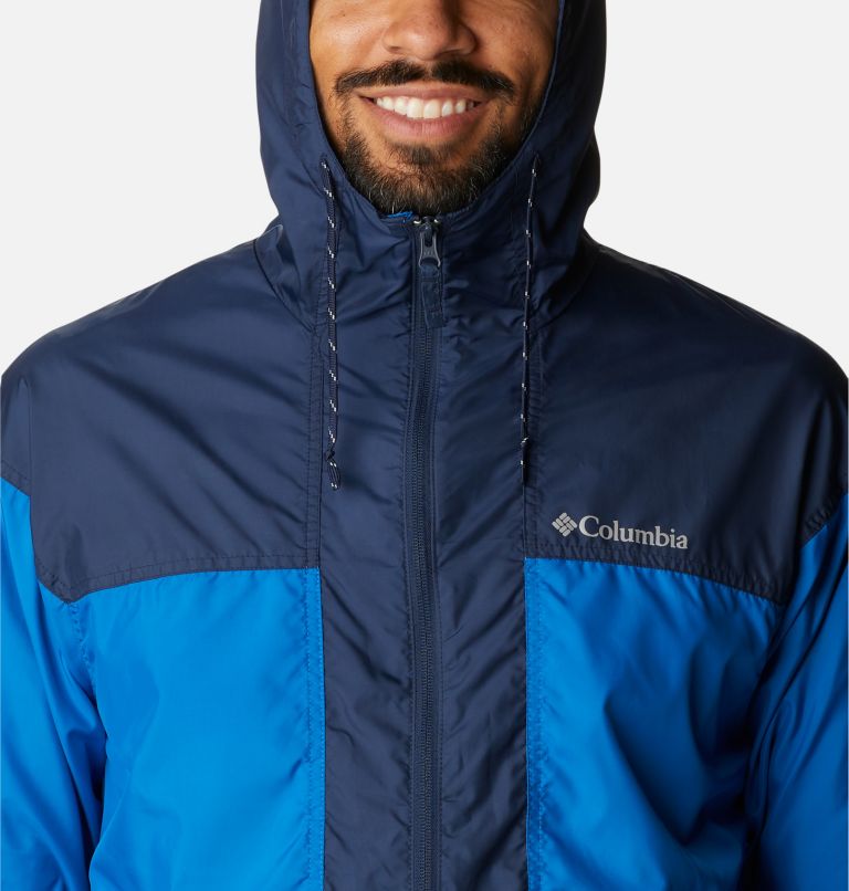 Anorak Flash Challenger Homme, Color: Bright Indigo, Collegiate Navy, image 4