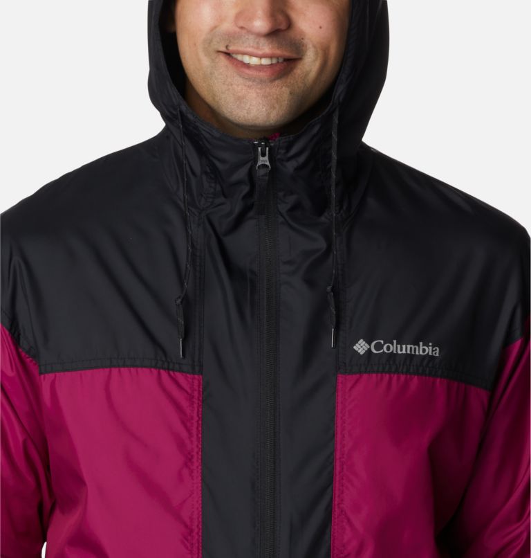 Anorak Flash Challenger Homme, Color: Red Onion, Black, image 4