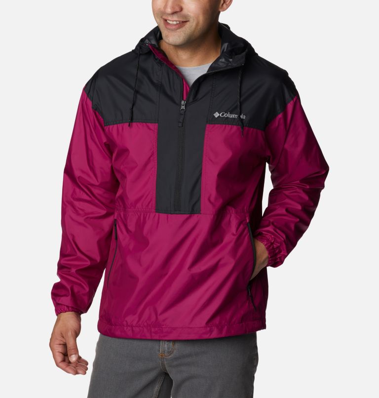 Thumbnail: Anorak Flash Challenger Homme, Color: Red Onion, Black, image 1