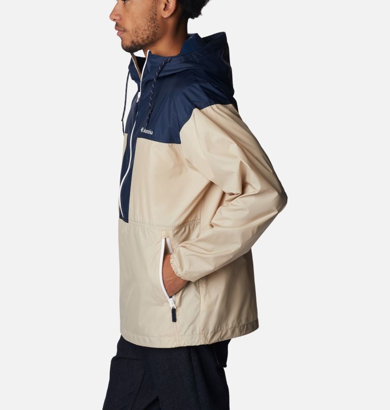Anorak Flash Challenger para hombre, Color: Ancient Fossil, Collegiate Navy, image 3