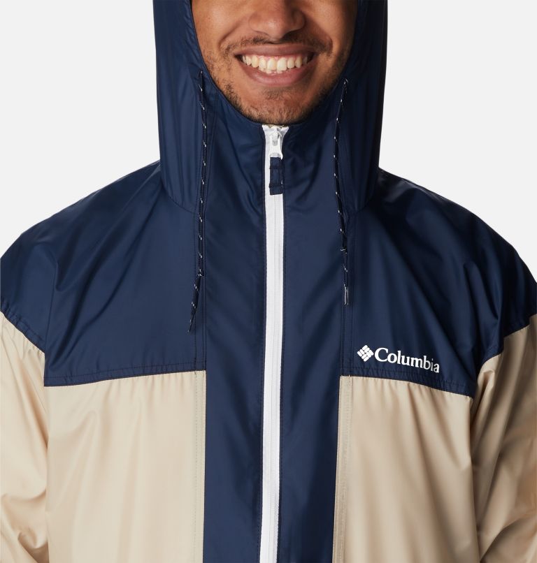 Anorak Flash Challenger para hombre, Color: Ancient Fossil, Collegiate Navy, image 4