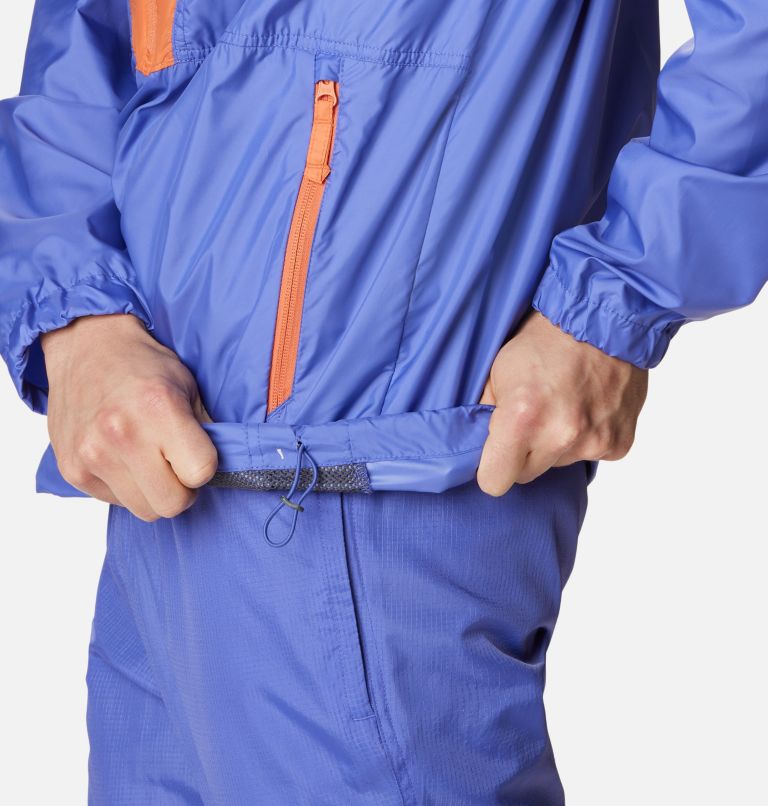 Men’s Flash Challenger Anorak, Color: Purple Lotus, Bright Aqua, Desert Orange, image 5