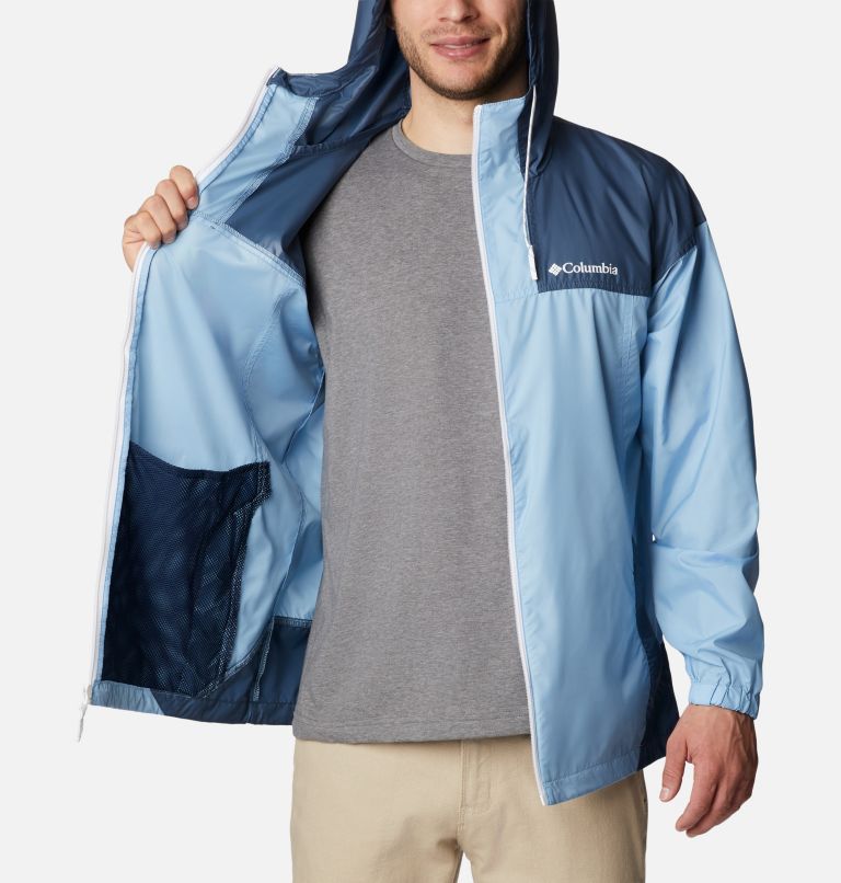Men's Flash Challenger Windbreaker Jacket - Tall, Color: Jet Stream, Dark Mountain, image 5