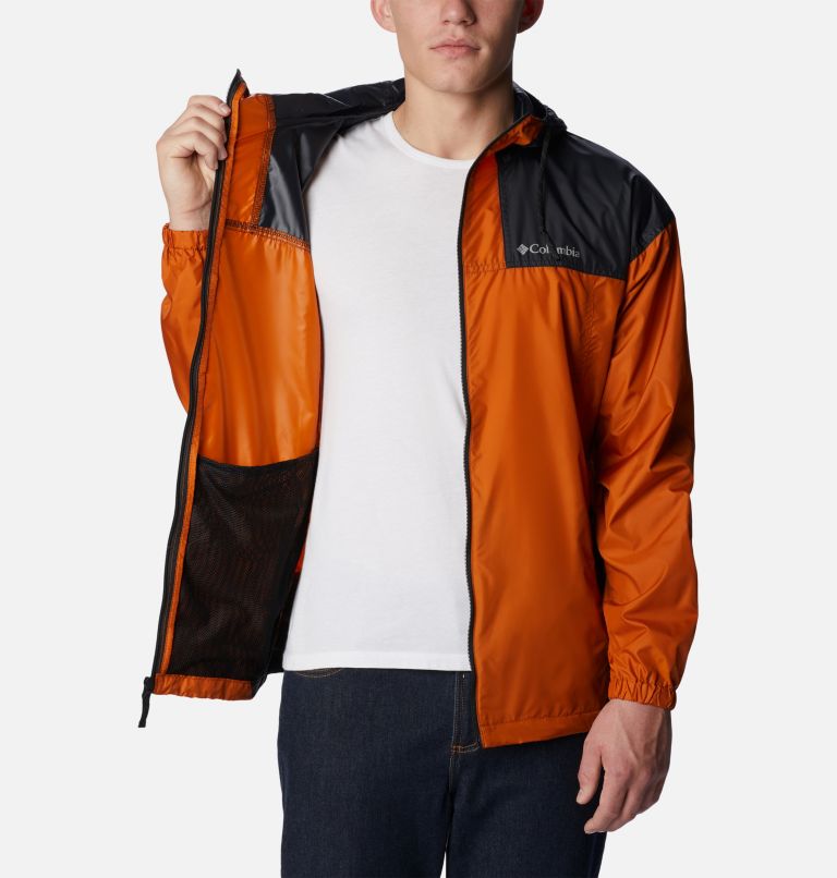 Men's Flash Challenger Windbreaker Jacket, Color: Warm Copper, Black, image 5