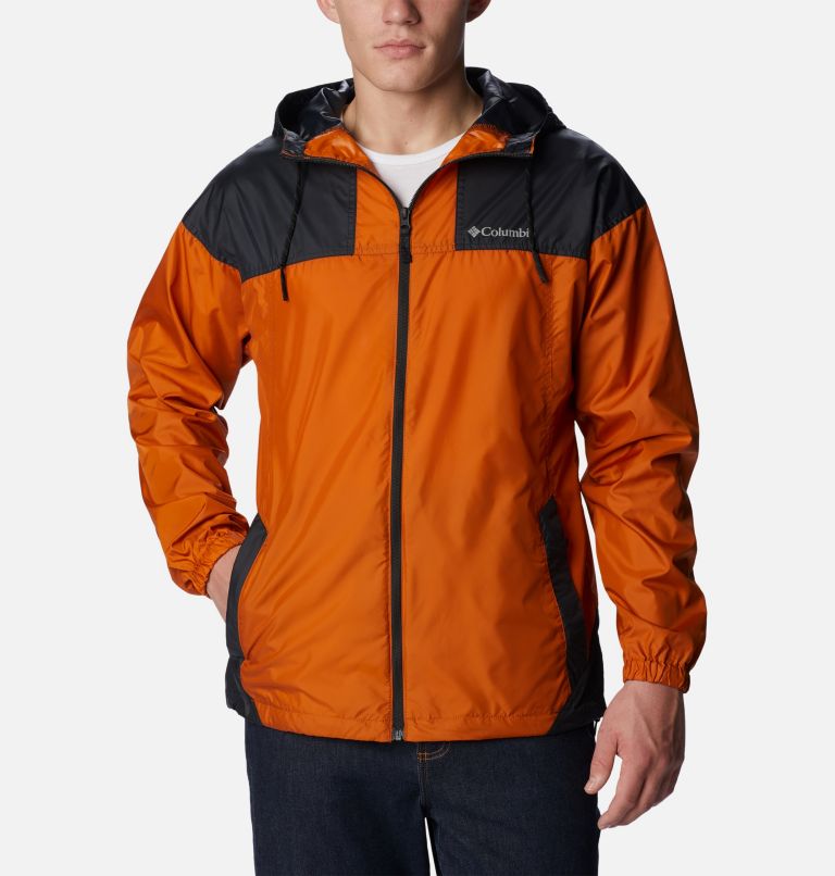 Men's Flash Challenger Windbreaker Jacket, Color: Warm Copper, Black, image 1