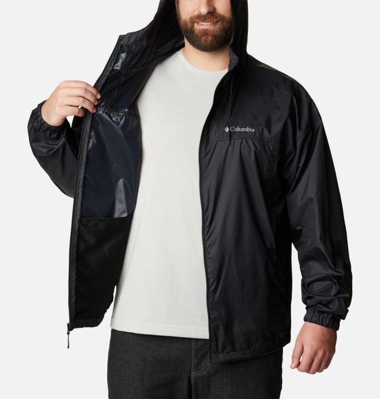 Black columbia store men's windbreaker