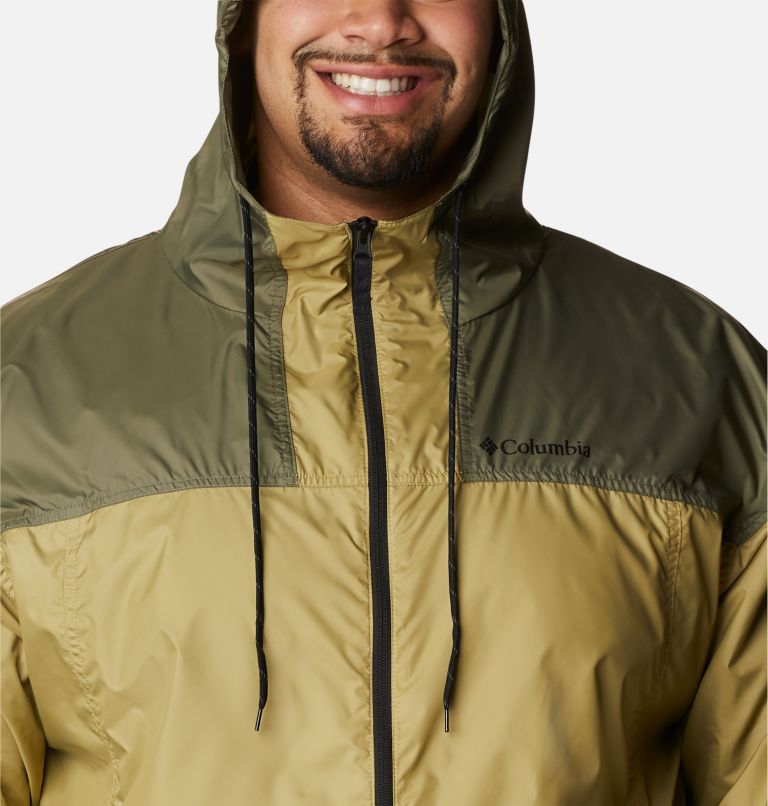 Flash Challenger Windbreaker | 327 | 4X, Color: Savory, Stone Green, image 4