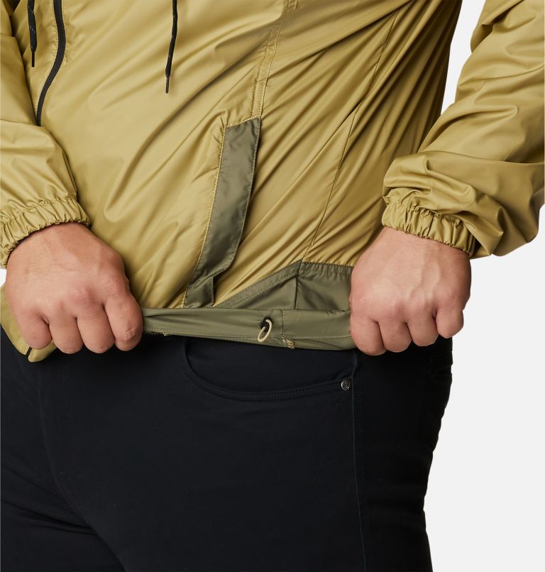 Men's Flash Challenger Windbreaker Jacket - Big, Color: Savory, Stone Green