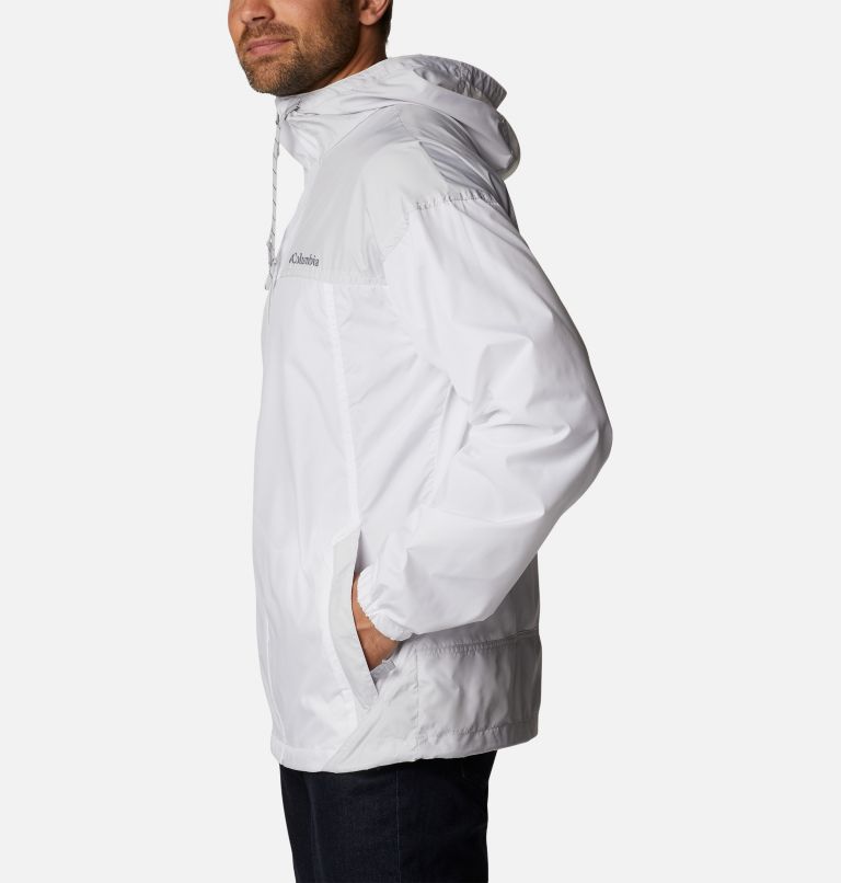 Cortavientos Flash Challenger para hombre, Color: White, Nimbus Grey, image 3