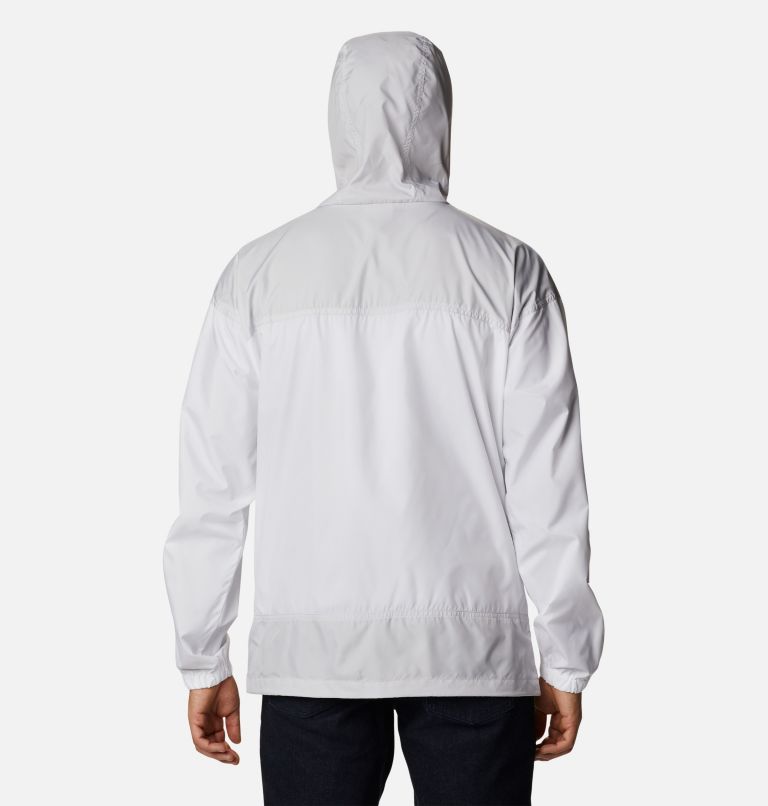 Men’s Flash Challenger Windbreaker, Color: White, Nimbus Grey, image 2