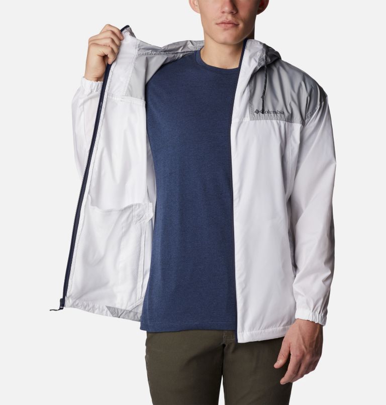 Thumbnail: Coupe-vent Flash Challenger Homme, Color: White, Columbia Grey, image 5