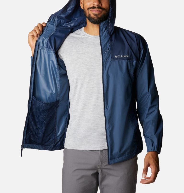 Thumbnail: Coupe-vent Flash Challenger Homme, Color: Dark Mountain, Collegiate Navy, image 5