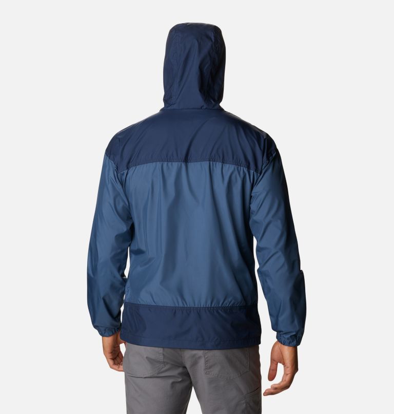 Thumbnail: Coupe-vent Flash Challenger Homme, Color: Dark Mountain, Collegiate Navy, image 2