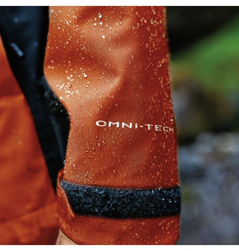 Thumbnail: Men’s Peak Creek Waterproof Shell Walking Jacket, Color: Red Quartz, Shark, image 11