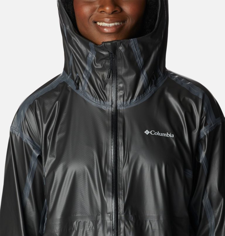 Women's OutDry Extreme Wildrain Shell, Color: Black, image 4