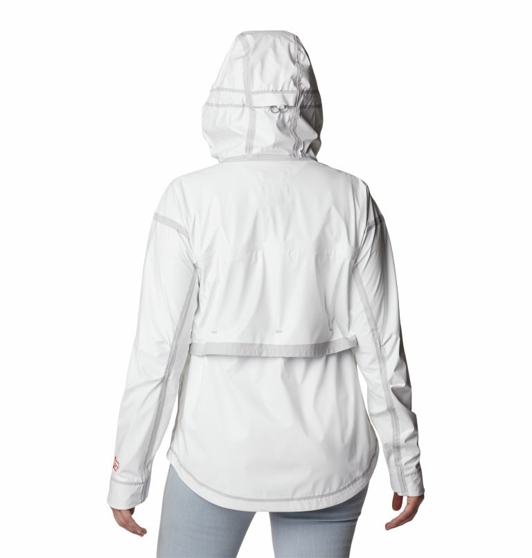 Thumbnail: Women’s Wildrain Waterproof Shell Jacket, Color: White, image 2