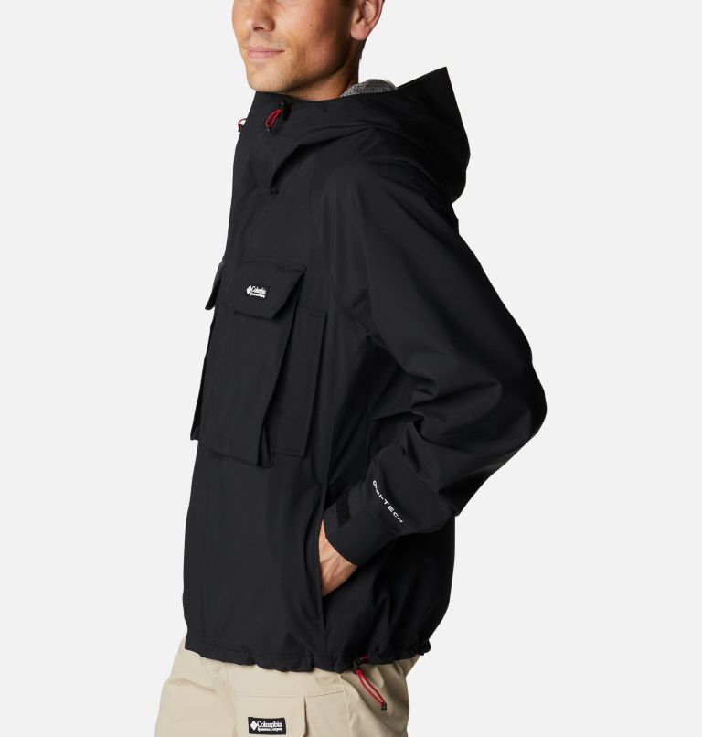 Men's Field Creek Fraser Rain Shell Jacket, Color: Black, image 3