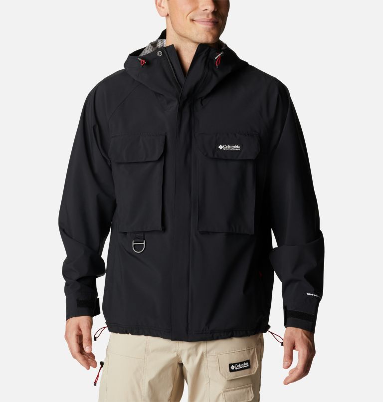 Men's Field Creek Fraser Rain Shell Jacket, Color: Black, image 1