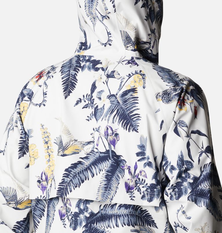Men's Field Creek Fraser Rain Shell Jacket, Color: Sea Salt Wildlife Guide Print, image 5