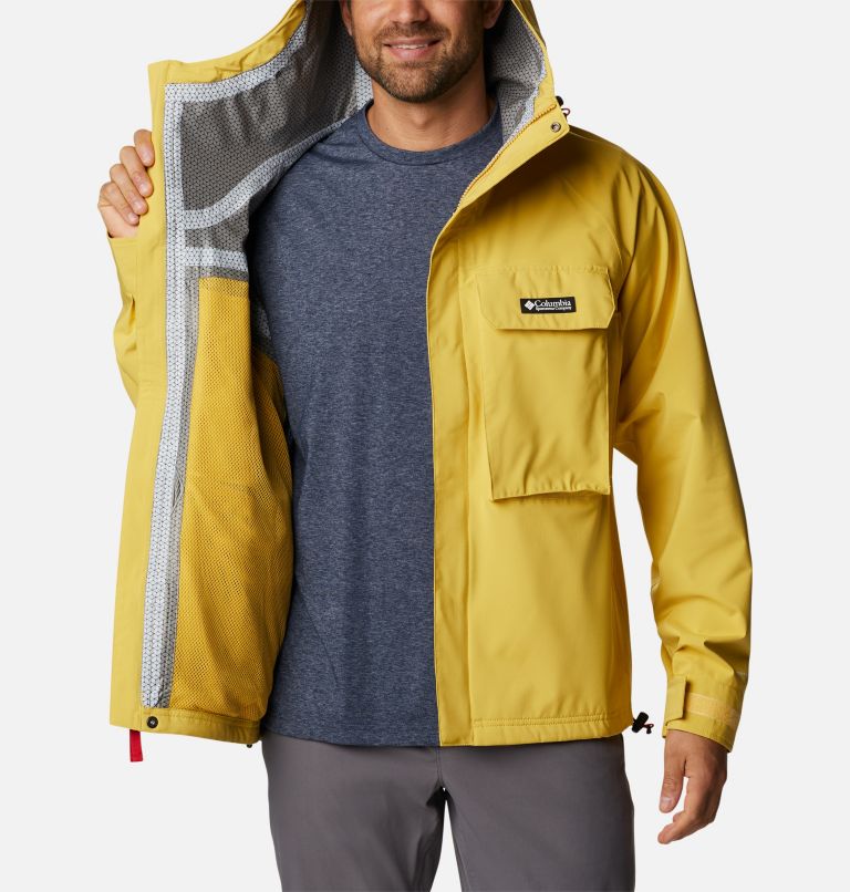 Men's Field Creek Fraser Rain Shell Jacket, Color: Golden Nugget, image 5
