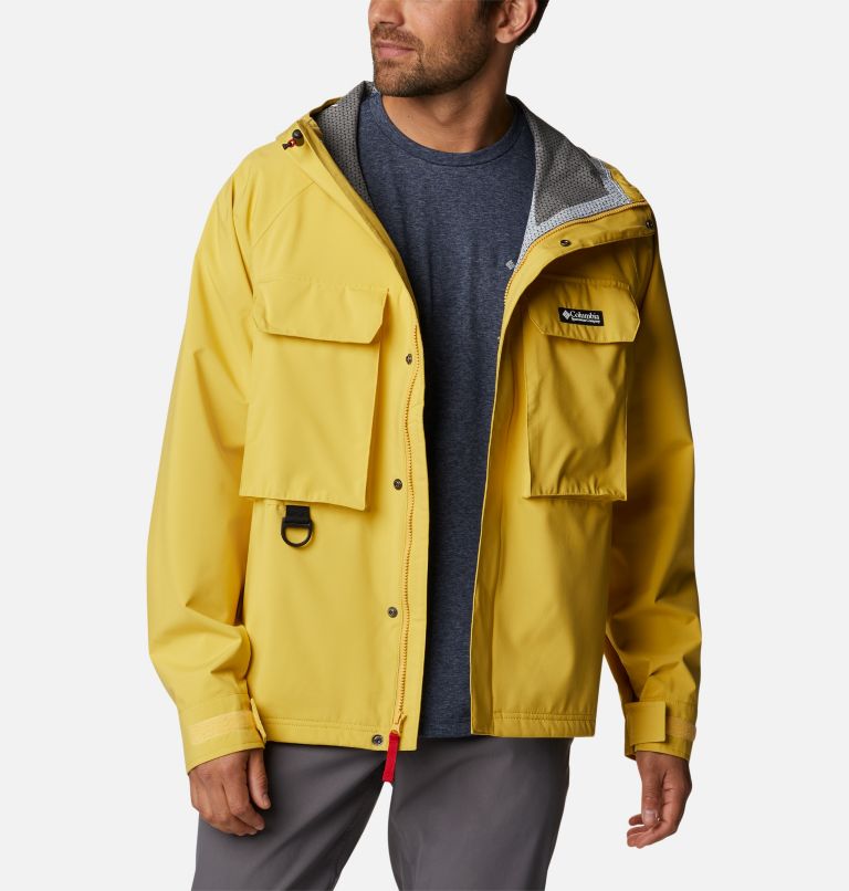Men's Field Creek Fraser Rain Shell Jacket, Color: Golden Nugget, image 9