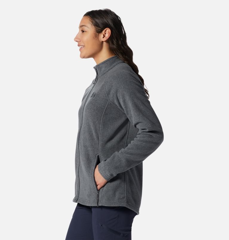 Manteau à fermeture éclair Polartec® Microfleece Femme, Color: Foil Grey Heather, image 3