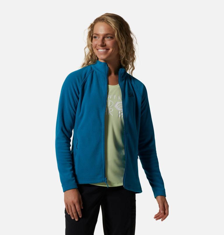 Thumbnail: Women's Polartec® Microfleece Full Zip, Color: Vinson Blue, image 5