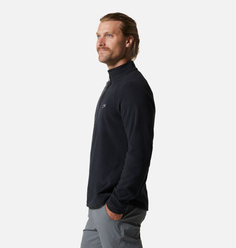 Men's Polartec® Microfleece 1/4 Zip, Color: Black, image 3