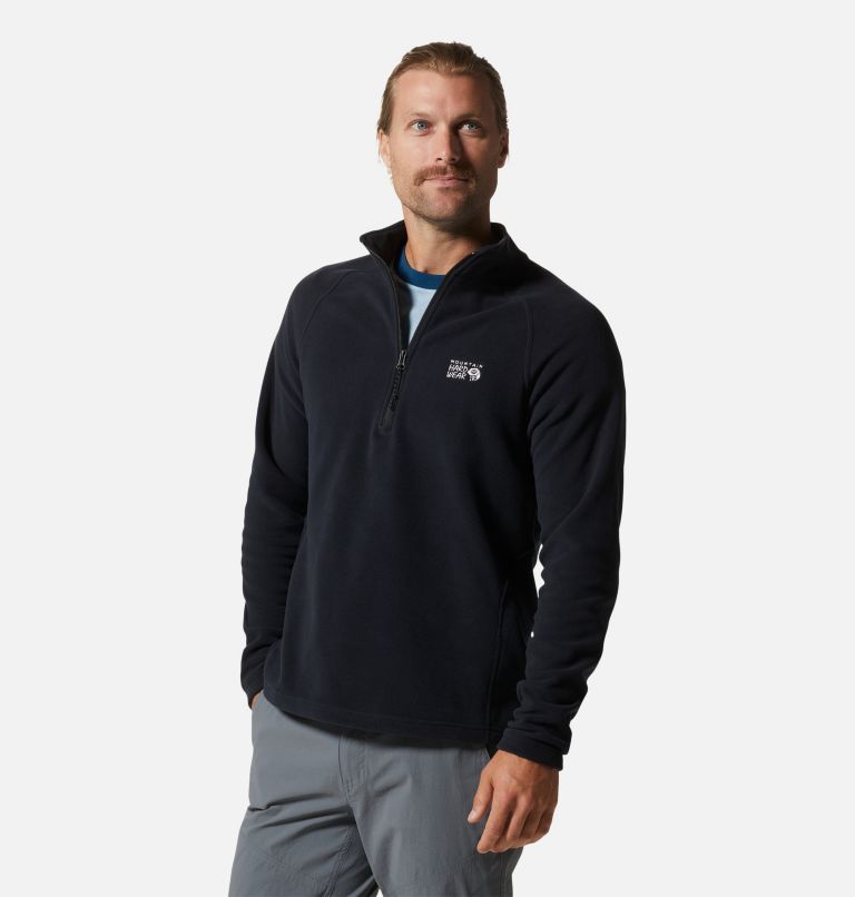 Polartec Micro Fleece Half Zip Pullover - Dark Olive