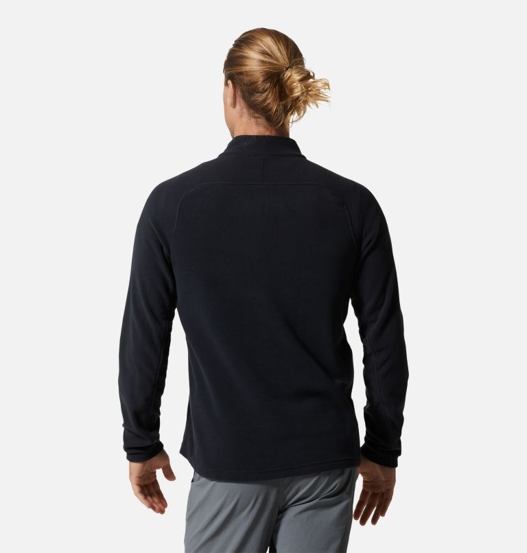 Men's Polartec® Microfleece 1/4 Zip, Color: Black, image 2