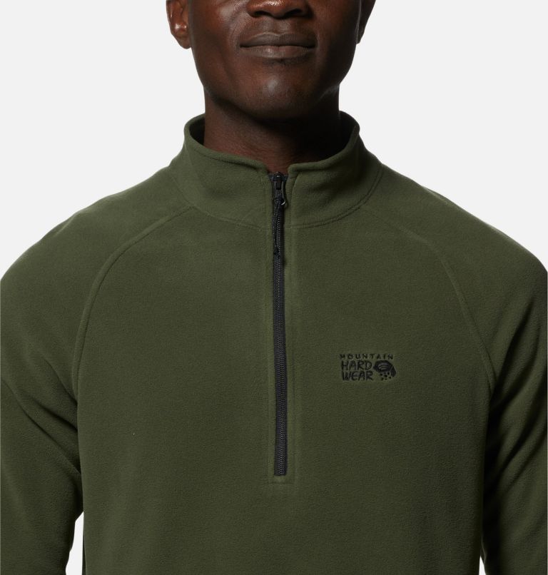 Polartec® Microfleece 1/4 Zip | 347 | S, Color: Surplus Green, image 4