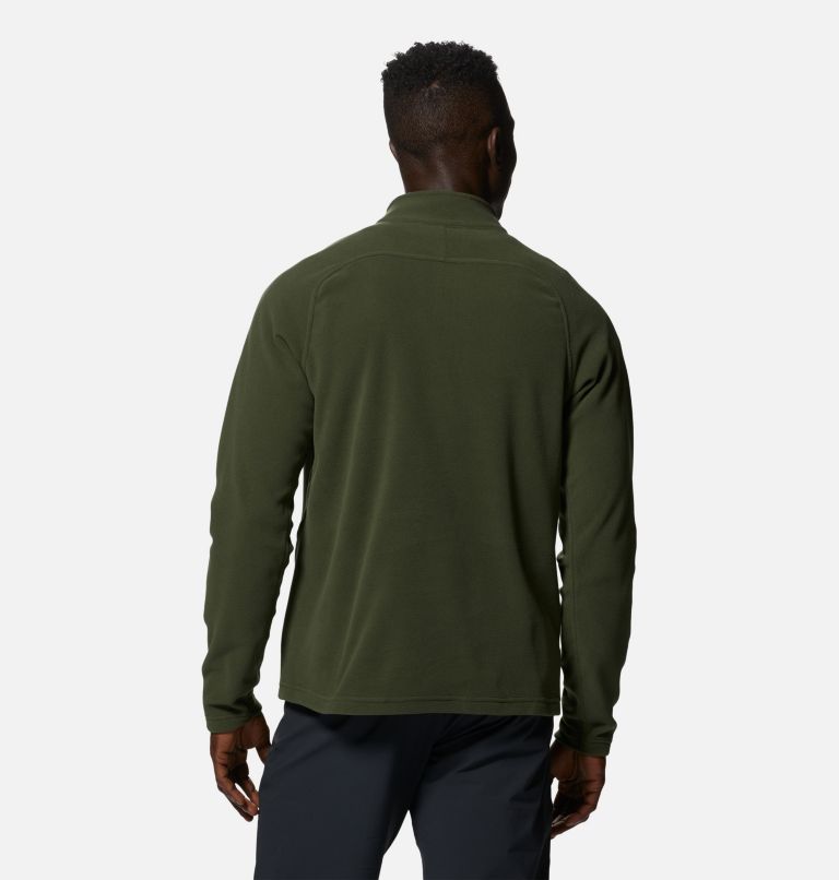 Polartec® Microfleece 1/4 Zip | 347 | S, Color: Surplus Green, image 2
