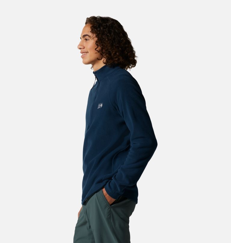 Loose Microfleece Half-Zip Sweatshirt