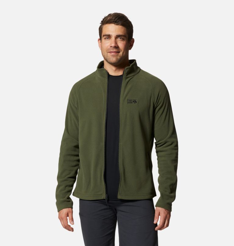 Manteau à fermeture éclair Polartec® Microfleece Homme, Color: Surplus Green, image 6