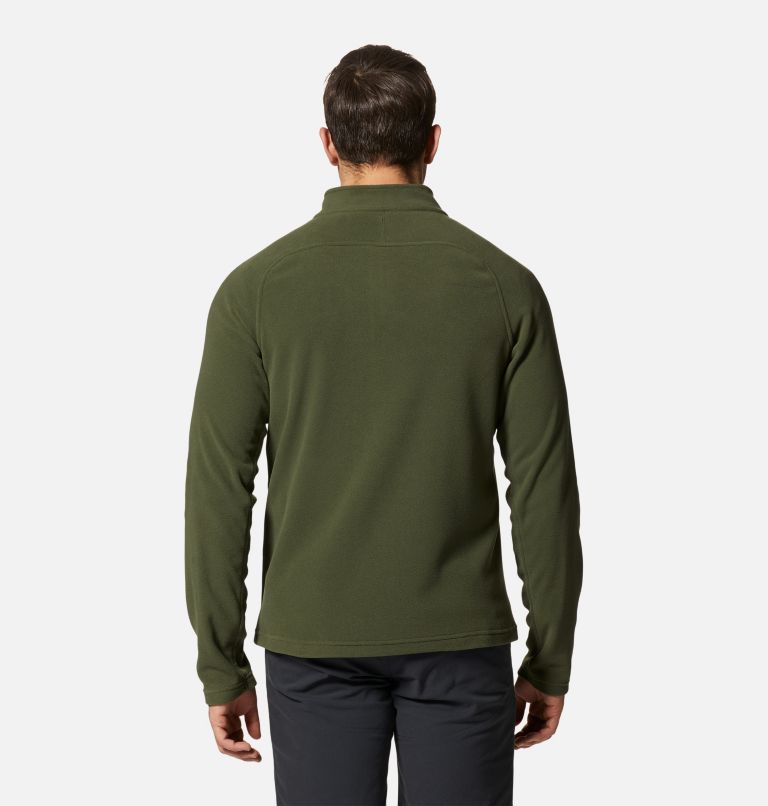 Manteau à fermeture éclair Polartec® Microfleece Homme, Color: Surplus Green, image 2