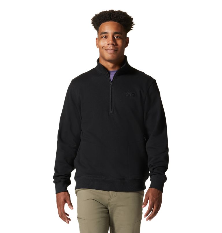 Men's MHW Logo 1/2 Zip, Color: Black, image 5