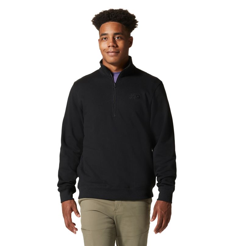 Men's MHW Logo 1/2 Zip, Color: Black, image 6