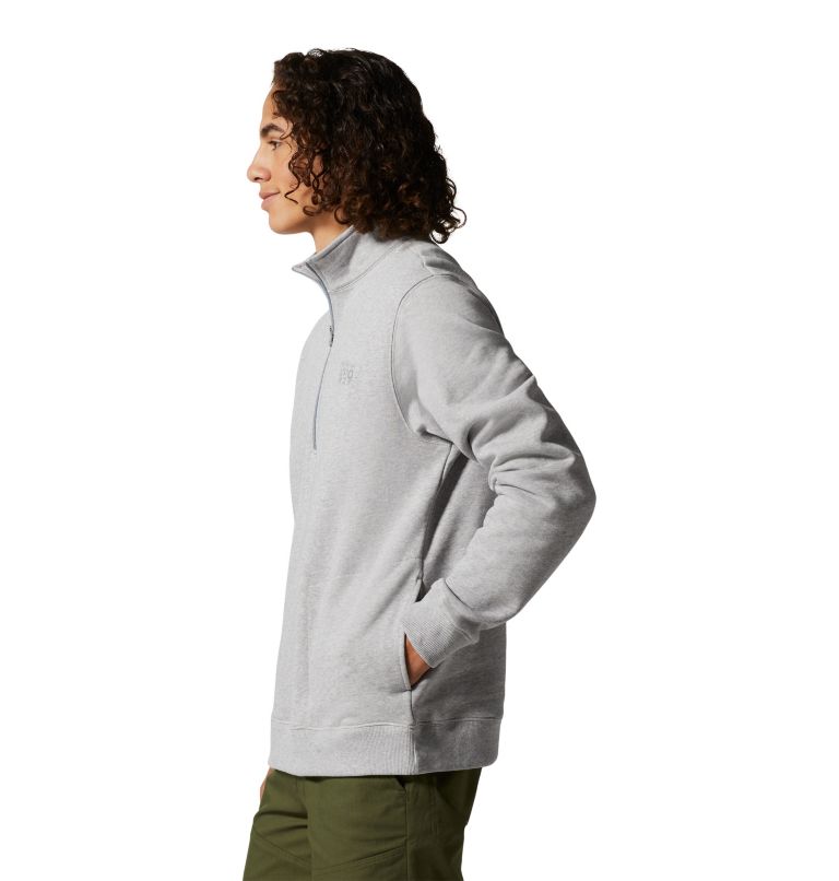 MHW Logo 1/2 Zip | 057 | XXL, Color: Hardwear Grey Heather, image 3