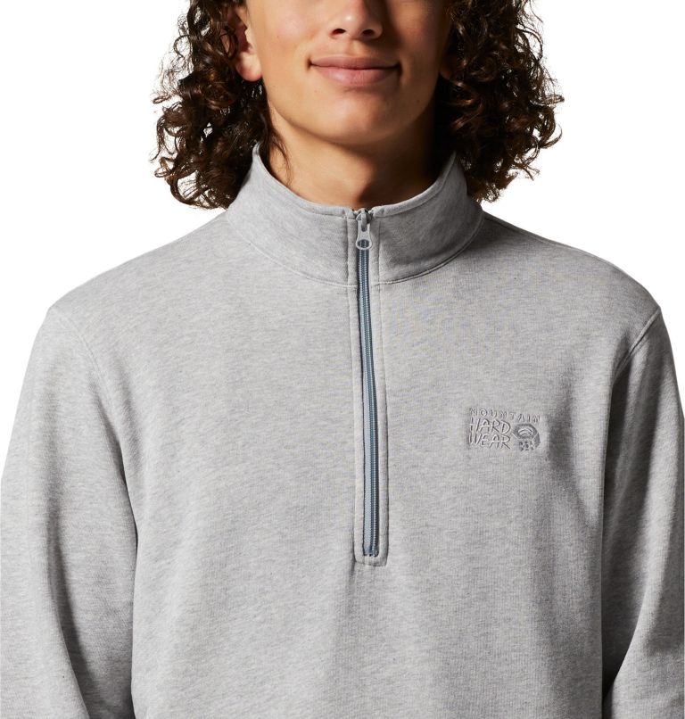 MHW Logo 1/2 Zip | 057 | XXL, Color: Hardwear Grey Heather, image 4