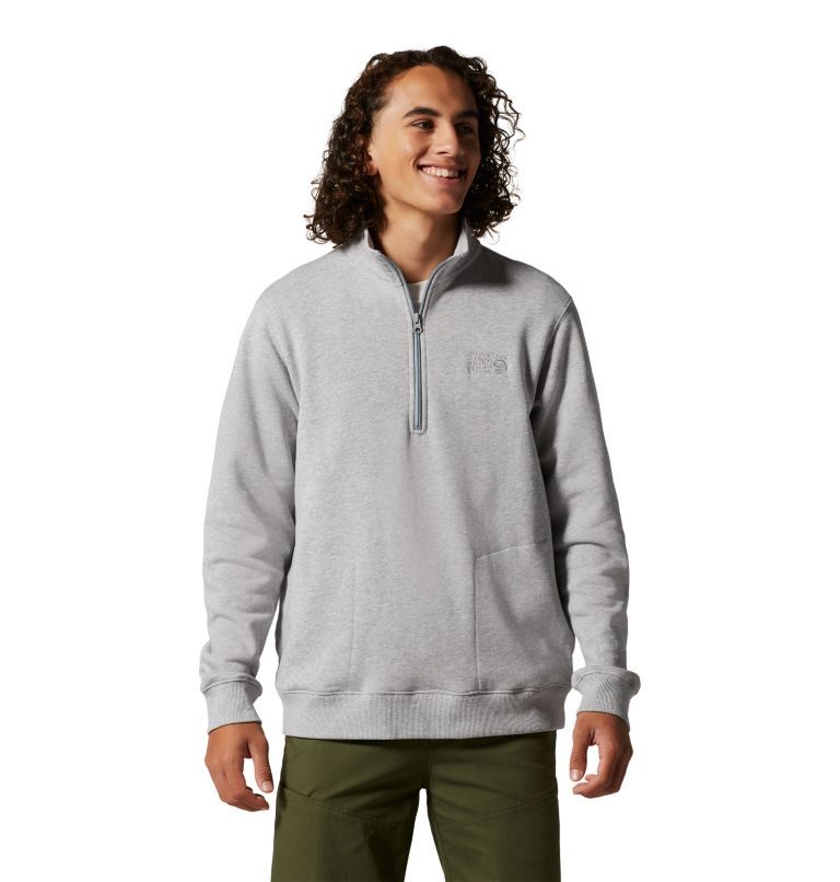 MHW Logo 1/2 Zip | 057 | XXL, Color: Hardwear Grey Heather, image 5