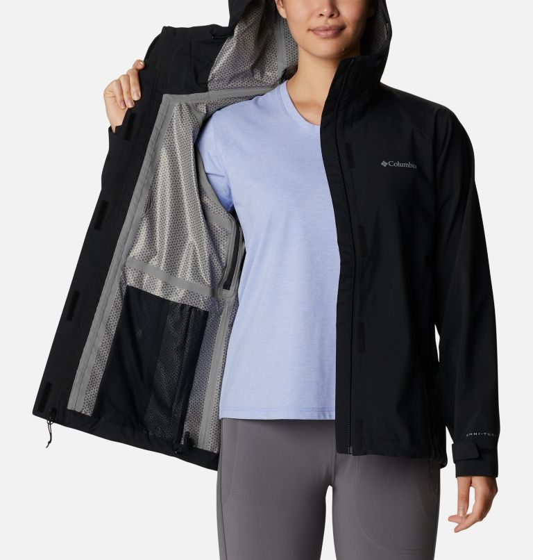 Thumbnail: Women's Earth Explorer Shell Jacket, Color: Black, image 5