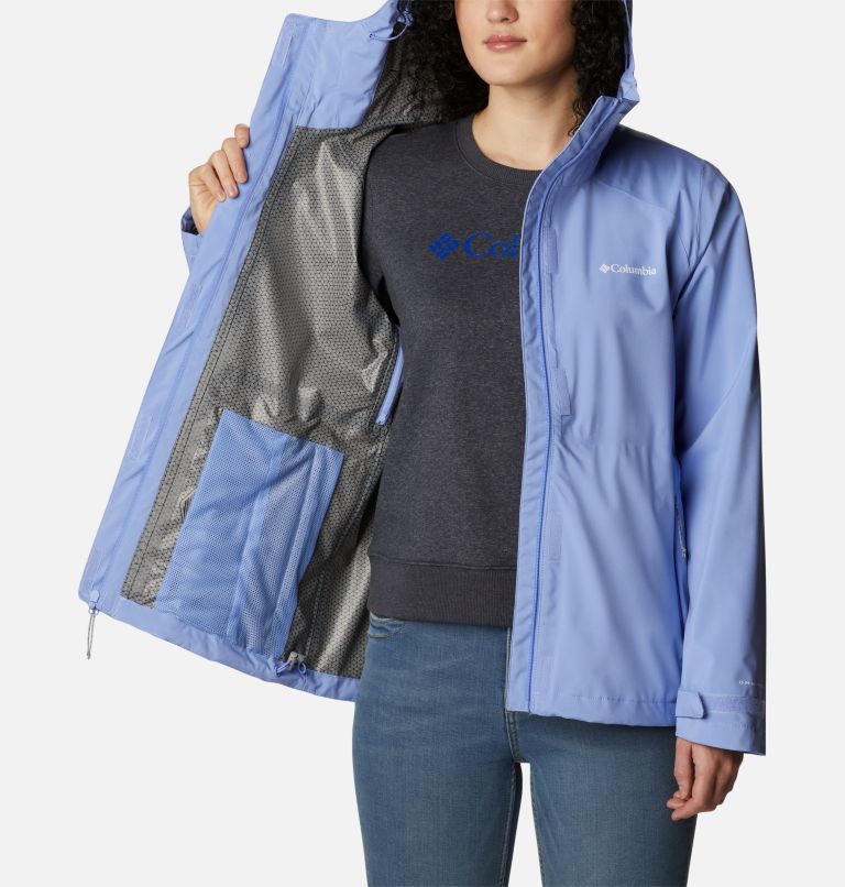 Thumbnail: Women's Earth Explorer Shell Jacket, Color: Serenity, image 5